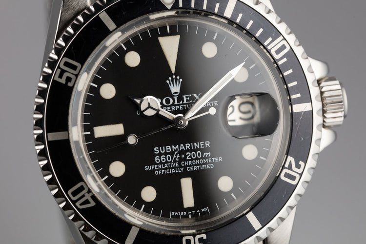 1978 Rolex Submariner 1680 with Rolex Service Papers