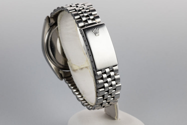 1970 Rolex DateJust 1603 No Lume Silver Dial