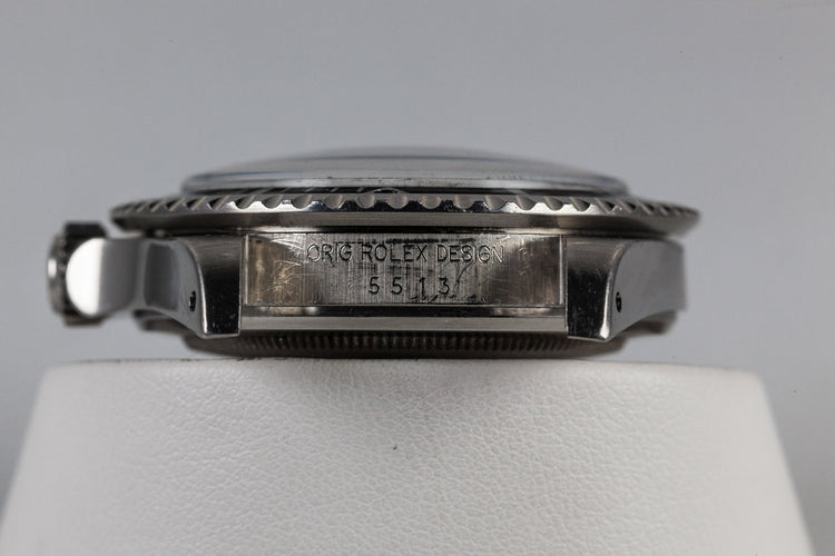 1985 Rolex Submariner 5513 with Spider Dial