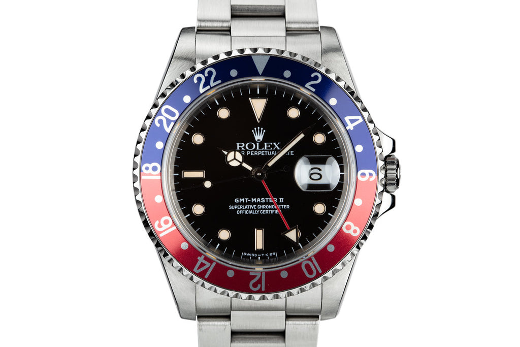 1989 Rolex GMT-Master II 16710 "Pepsi" with Box