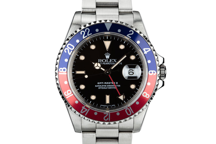 1989 Rolex GMT-Master II 16710 "Pepsi" with Box