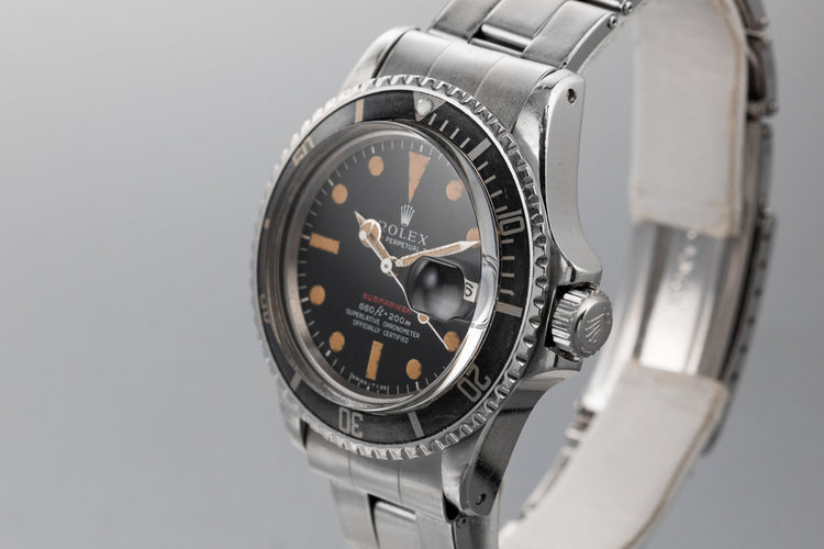 1971 Rolex Red Submariner 1680 with Mark 4 Dial