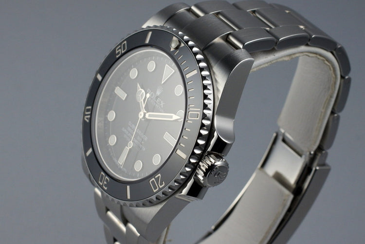 2012 Rolex Submariner 114060 with Box and Papers