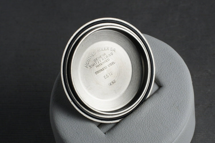 1962 Rolex Submariner 5512 PCG with Gilt Glossy Chapter Ring Dial