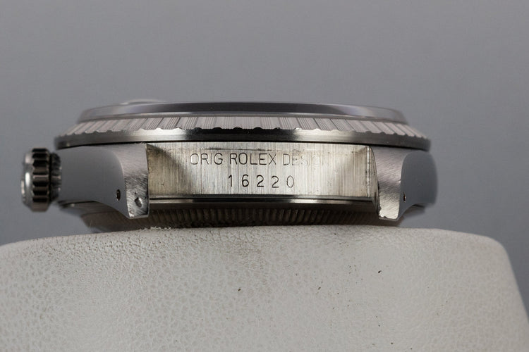 1990 Rolex DateJust 16220 Blue Dial