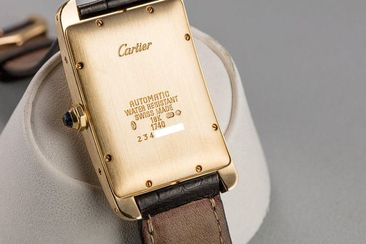 Cartier 18K YG Tank Americaine 1740