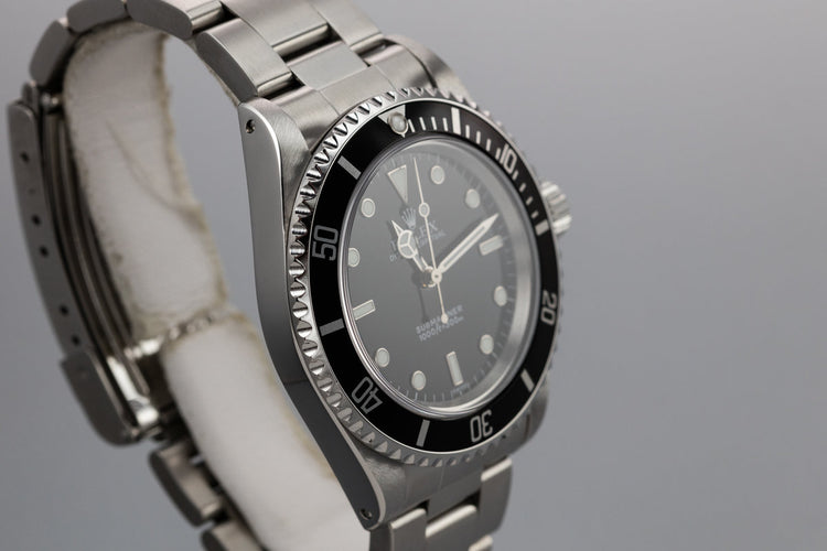 1999 Rolex Submariner 14060 "SWISS Only Dial" with Box and Papers