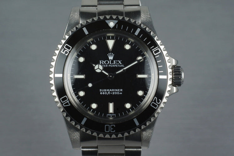 1982 Rolex Submariner 5513