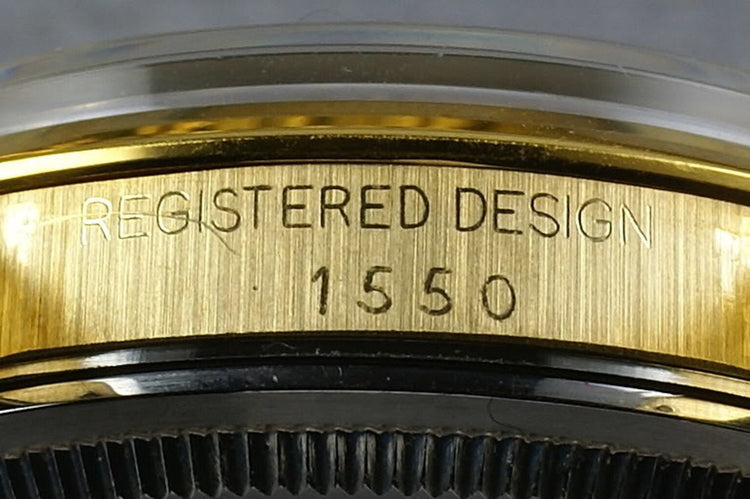 Rolex Date 1550 Gold cap ... box and papers