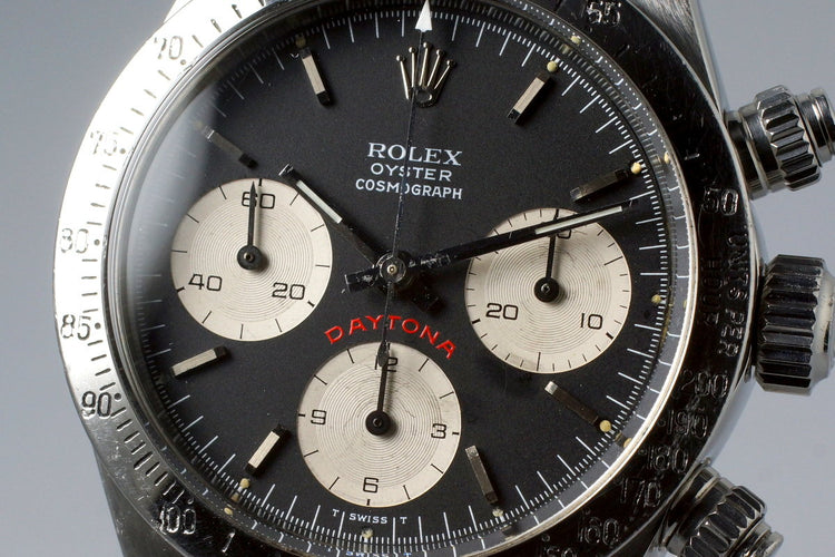 1978 Rolex Daytona 6265 Black Big Red Daytona Dial