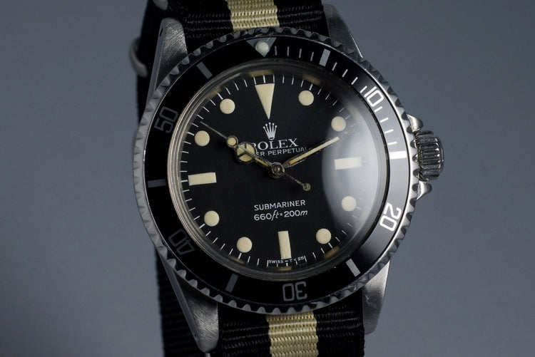 1981 Rolex Submariner 5513 Mark IV Maxi Dial