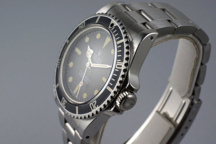 1983 Rolex Submariner 5513 Mark V Maxi Dial