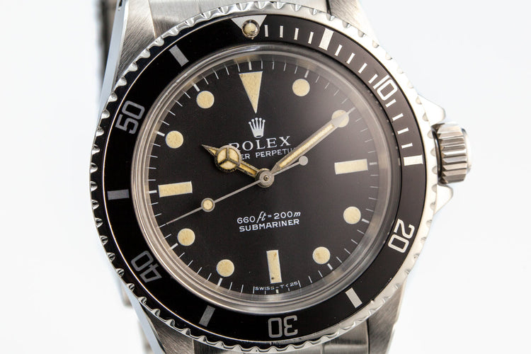1972 Rolex Submariner 5513 Serif Dial