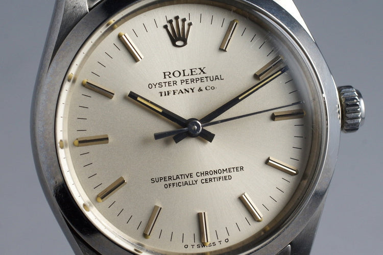 1972 Rolex Oyster Perpetual 1002 Tiffany & Co. Dial