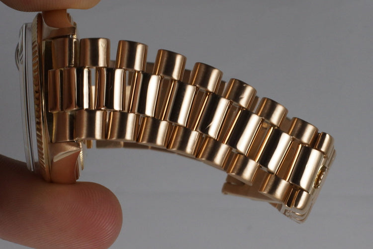 1972 Rolex Rose Gold Day-Date 1803 Black Dial