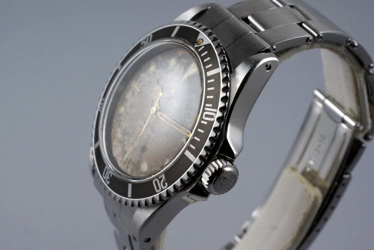 1961 Rolex Submariner 5512 PCG with Tropical Gilt Chapter Ring 2 Line Dial