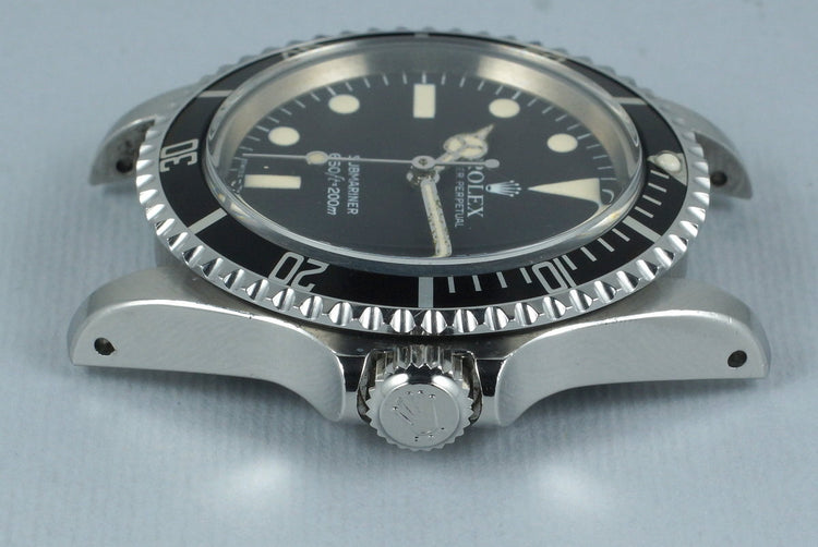 1982 Rolex Submariner 5513 Mark IV Maxi Dial with Box and Papers
