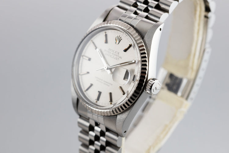 1980 Rolex DateJust 16014 Silver Dial
