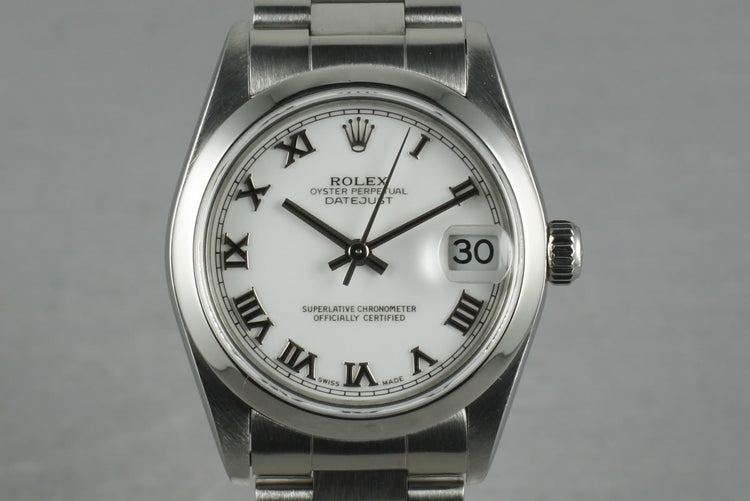 2002 Rolex Midsize Datejust 78240 Box and Papers