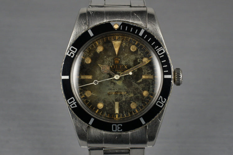 1958 Rolex Submariner 5508 Tropical Dial