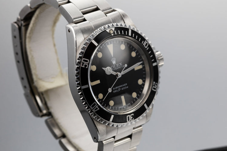 1979 Rolex 5513 with MK III Maxi Dial and Box and Purchase Papers