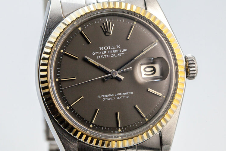 1970 Rolex DateJust 1601 with Matte Gray Dial