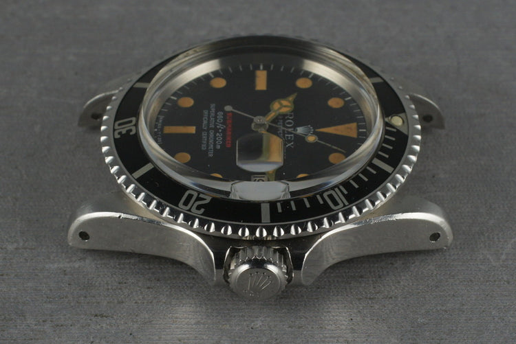 Rolex Red Submariner 1680 with ORANGE tritium Mark IV Dial