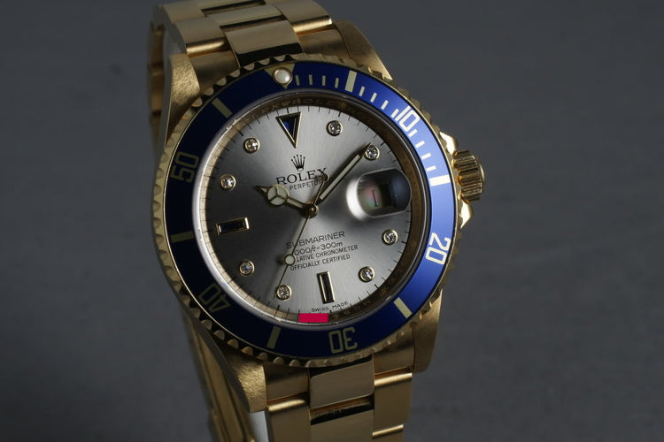 2008 Submariner Submariner 16618 with Gray Serti Dial