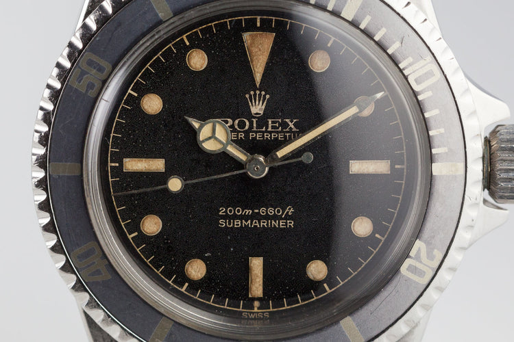1961 Rolex Submariner 5512 with Black Gilt Dial