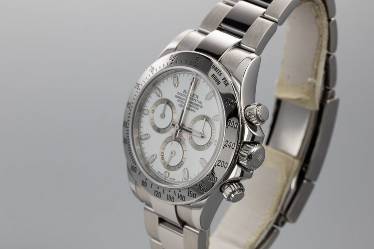 2009 Rolex Daytona 116520 White Dial with Box