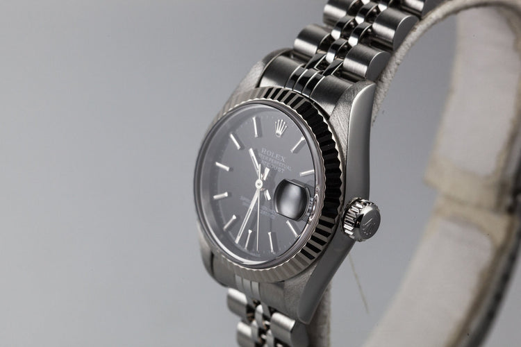 2000 Rolex Ladies DateJust 69174 with Black Dial