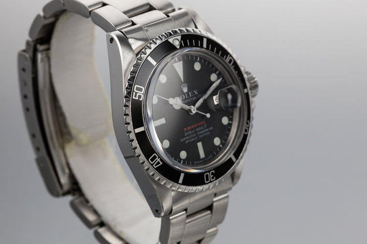 1969 Rolex Red Submariner 1680 with Meters First Dial
