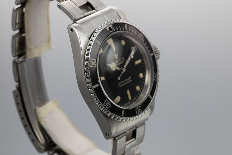 1966 Rolex Submariner 5513 with "Bart Simpson" Gilt Dial
