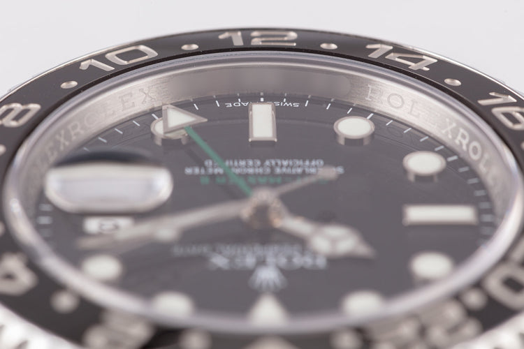 2016 Rolex GMT-Master II 116710LN Black Bezel with Box and Card