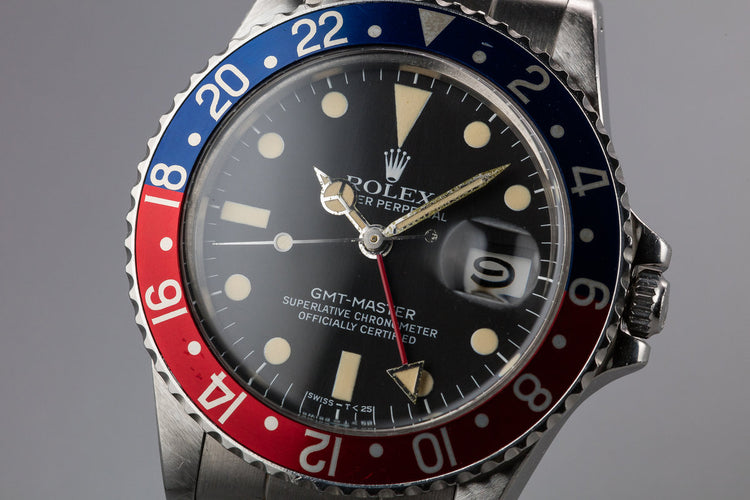 1982 Rolex GMT-Master 16750 "Pepsi" with Box and Papers