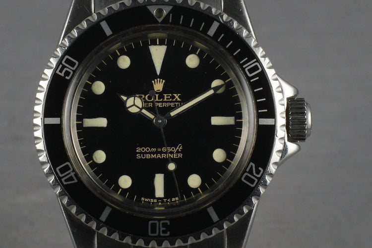 1964 Rolex Submariner 5513 with Glossy Gilt Dial