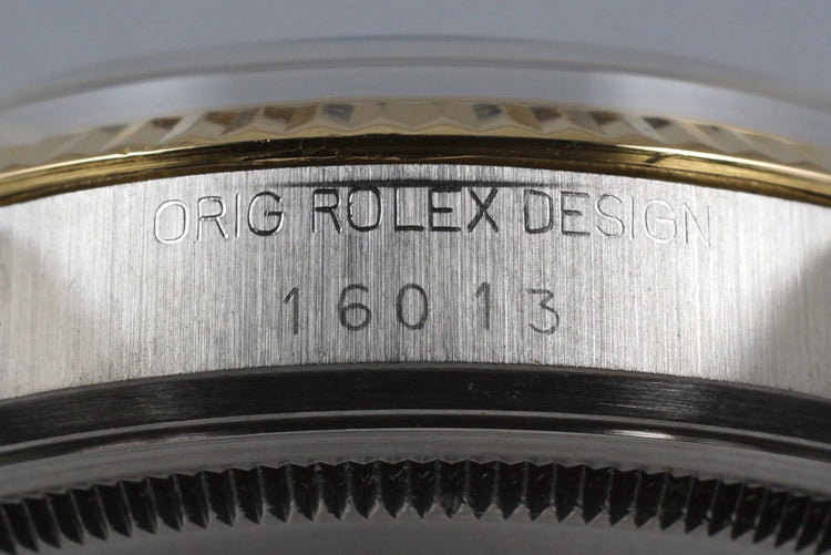 1987 Rolex Two Tone DateJust 16013 with Box and Papers