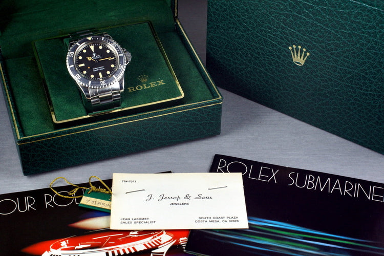 1982 Rolex Submariner 5513 Mark 4 Maxi Dial4