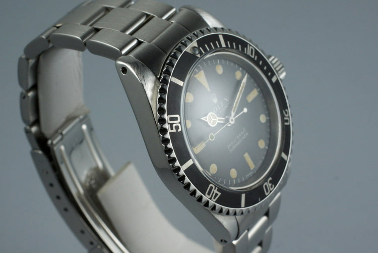 1968 Rolex Submariner 5513 Meters First