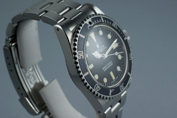 1979 Rolex Submariner 5513 Mark I Maxi Dial