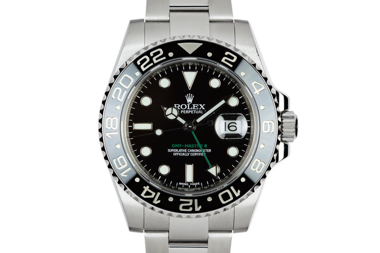 2016 Rolex GMT-Master II 116710LN Black Bezel with Box and Papers