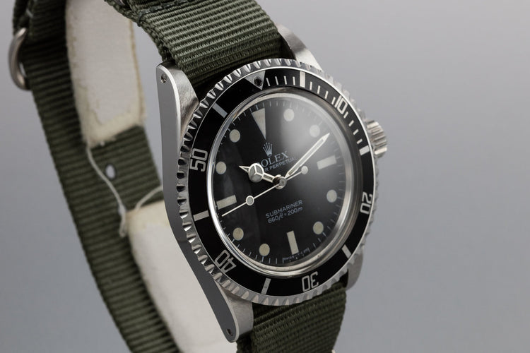 1983 Rolex Submariner 5513 with Mark V Maxi Dial