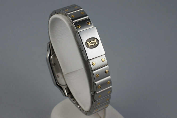 Ladies Two Tone Cartier Santos 1057930 Quartz