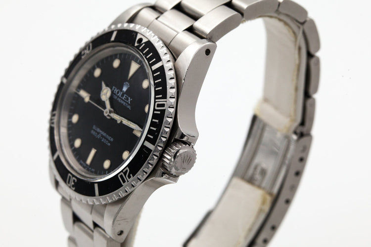 1984 Rolex Submariner 5513 Spider Dial