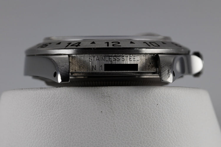 1991 Rolex Explorer II 16570 White Dial with Cream Markers