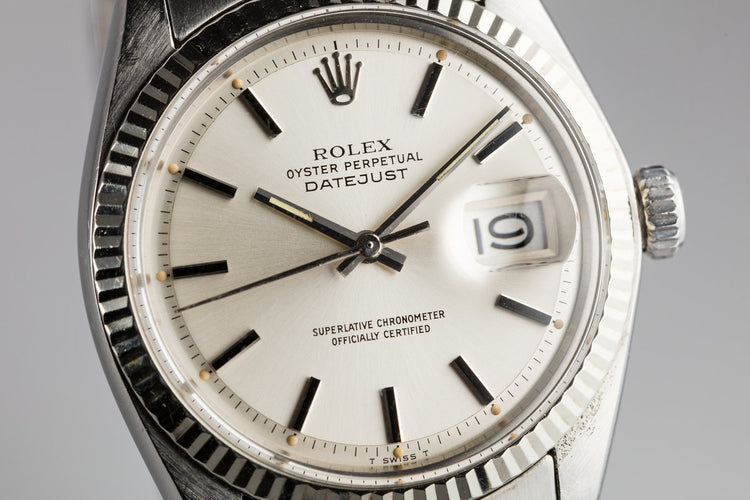 1975 Rolex DateJust 1601 Silver Dial