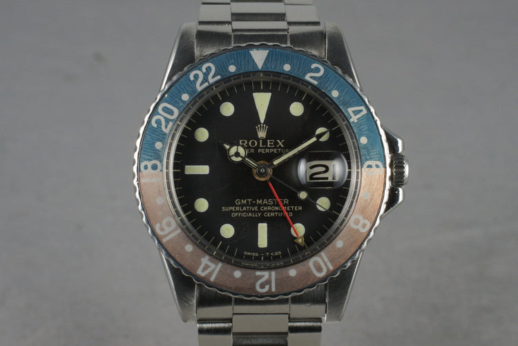 1965 Rolex GMT-Master 1675 Gilt Dial