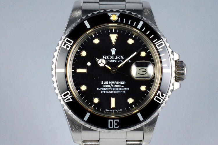 1985 Rolex Submariner 16800