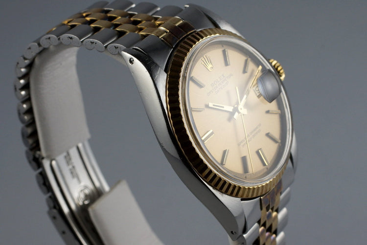 1971 Rolex Two Tone DateJust 1601 with Brown Dial
