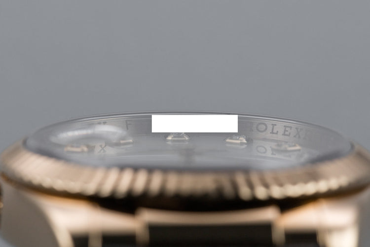 2003 Rolex 18K Gold DateJust 116138 with Mother of Pearl Diamond Dial